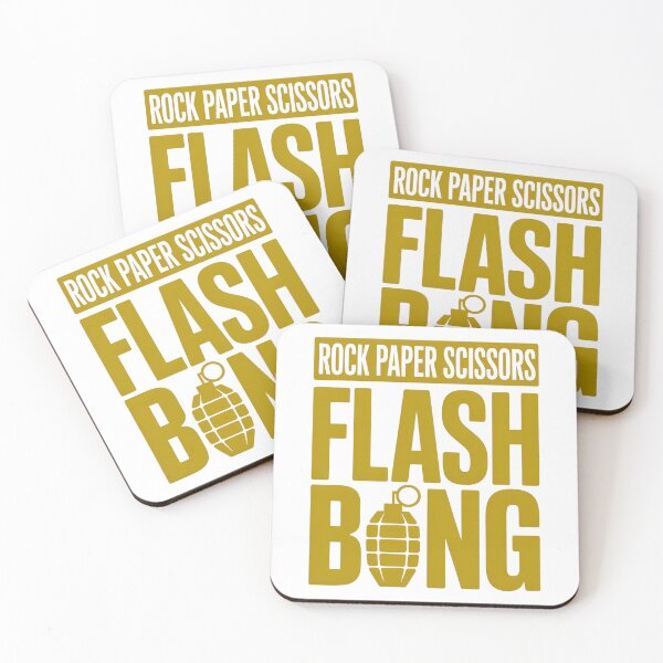 Item preview, Rock Paper Scissors Flashbang - This design is perfect for gamers who love strategic humor, FPS chaos, and clever meme energy. designed and sold by ZyziowskyArt.