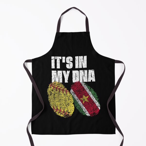 Item preview, IT'S IN MY DNA Softball - Suriname Flag Fingerprint designed and sold by CosmoKitsch.