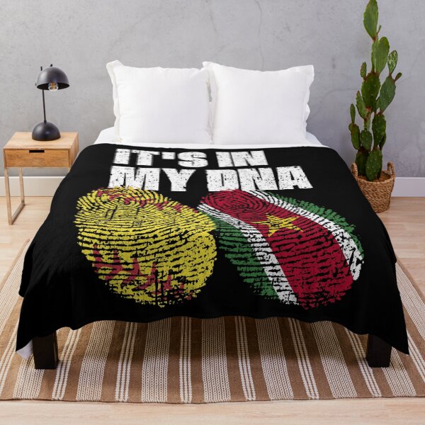 Item preview, IT'S IN MY DNA Softball - Suriname Flag Fingerprint  designed and sold by CosmoKitsch.
