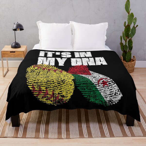 Item preview, IT'S IN MY DNA Softball - Western Sahara Flag Fingerprint  designed and sold by CosmoKitsch.
