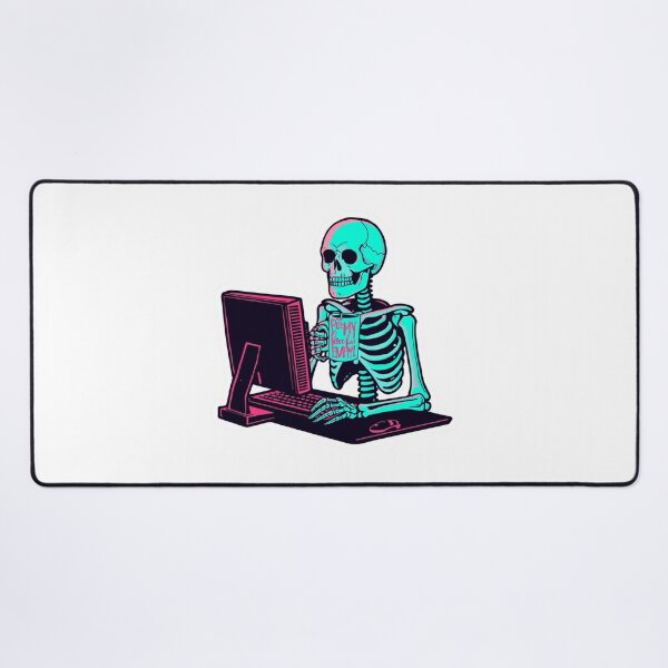 Item preview, Per My Last Email Skeleton Corporate Burnout Vaporwave designed and sold by MonoMirth.