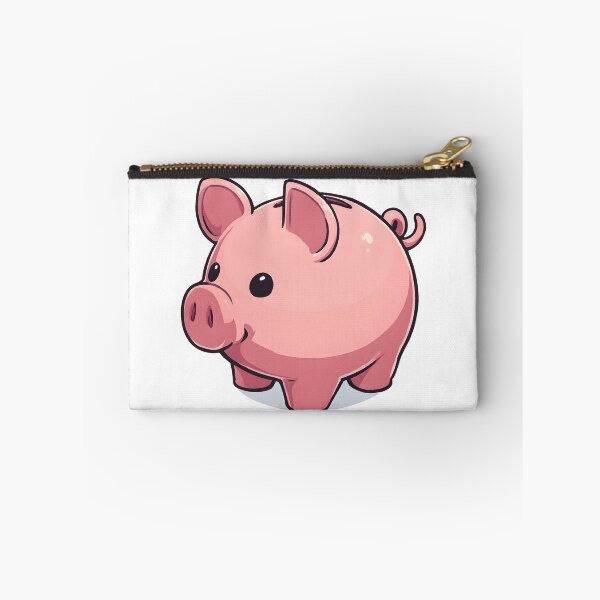 Item preview, Cute Pink Piggy Bank Illustration – Kawaii Savings Design designed and sold by Karolina’s Cozy Creations.