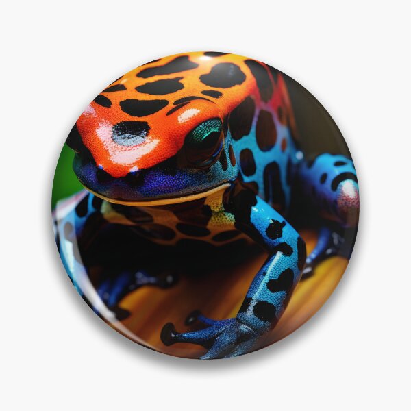 Item preview, "Vibrantly Colored Poison Dart Frog - Tropical Wildlife Art" designed and sold by Hipatye26.