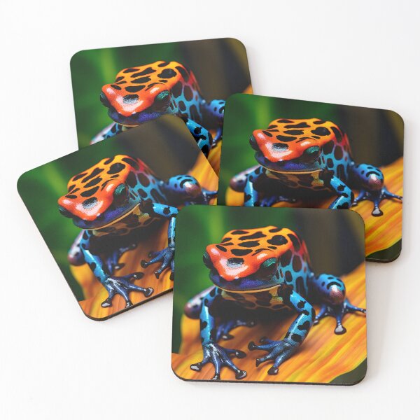 Item preview, "Vibrantly Colored Poison Dart Frog - Tropical Wildlife Art" designed and sold by Hipatye26.