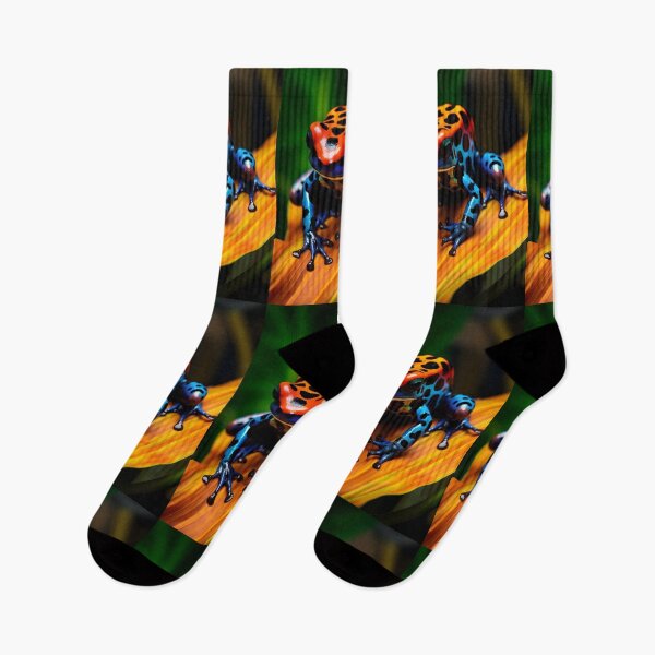 Item preview, "Vibrantly Colored Poison Dart Frog - Tropical Wildlife Art" designed and sold by Hipatye26.