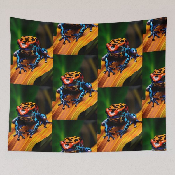 Item preview, "Vibrantly Colored Poison Dart Frog - Tropical Wildlife Art" designed and sold by Hipatye26.