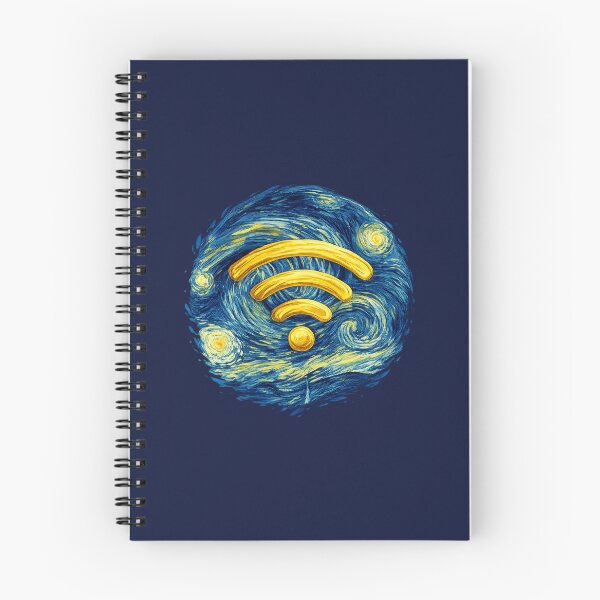 Item preview, Van Gogh Wi-Fi Art Meme Relatable Digital Age designed and sold by VibeMax.
