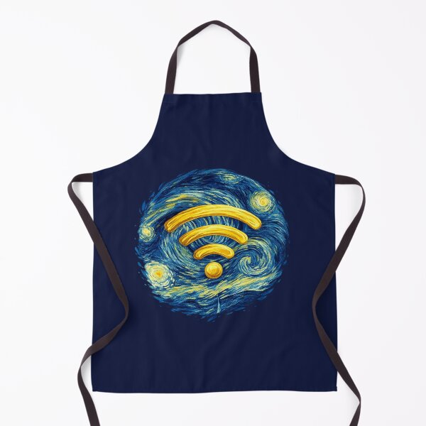 Item preview, Van Gogh Wi-Fi Art Meme Relatable Digital Age designed and sold by VibeMax.
