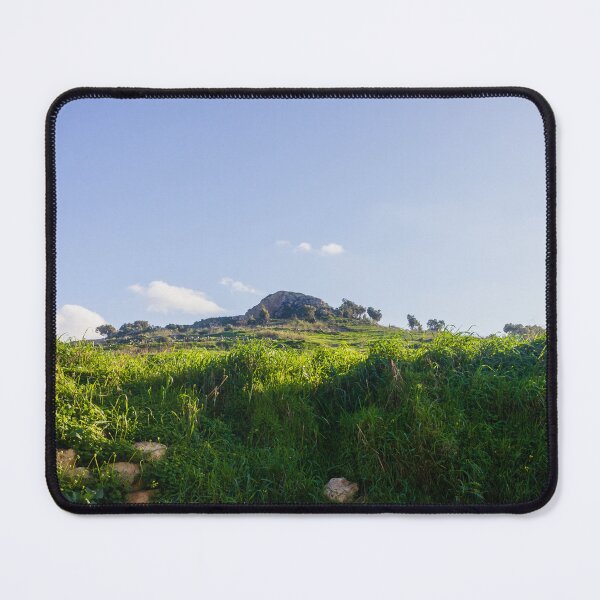 Item preview, Green Hill Landscape With Blue Sky And Lush Fields In Peaceful Rural Scene designed and sold by Nmallia.