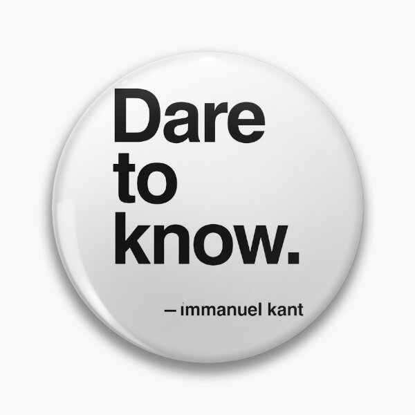 Item preview, Dare to Know – Kant Minimal Philosophy (Black Font) designed and sold by TshirtsLabs.