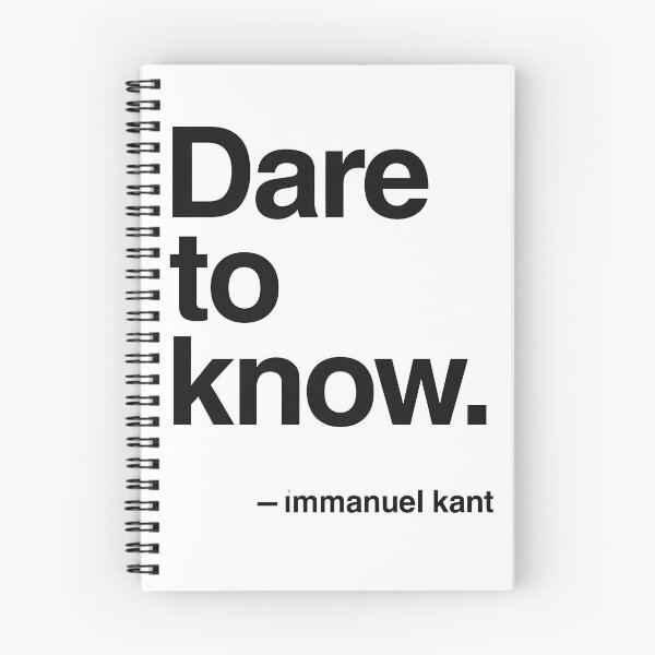 Item preview, Dare to Know – Kant Minimal Philosophy (Black Font) designed and sold by TshirtsLabs.
