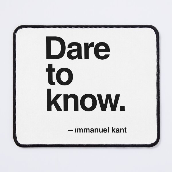 Item preview, Dare to Know – Kant Minimal Philosophy (Black Font) designed and sold by TshirtsLabs.