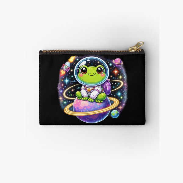 Item preview, Smiling space frog designed and sold by FroggyOnly.