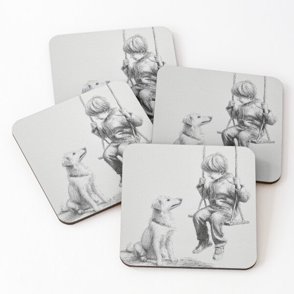 Item preview, Child on a Swing and Dog designed and sold by lautir.