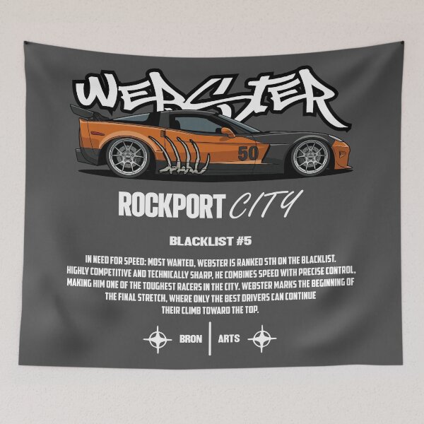 Item preview, Need For Speed Most Wanted Blacklist #5 Webster designed and sold by BronArtworks.