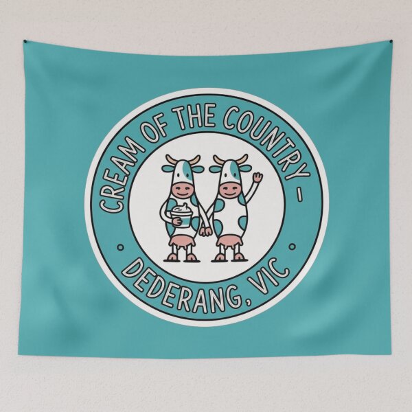 Item preview, Dederang, Victoria | Vintage Farm Badge Sticker designed and sold by Random Designs.