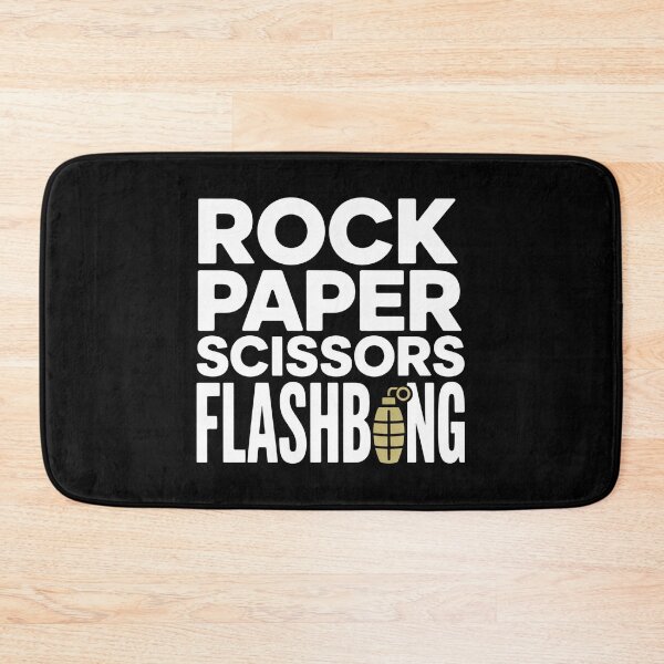 Item preview, Rock Paper Scissors Flashbang - This design is perfect for gamers who love strategic humor, FPS chaos, and clever meme energy. designed and sold by ZyziowskyArt.