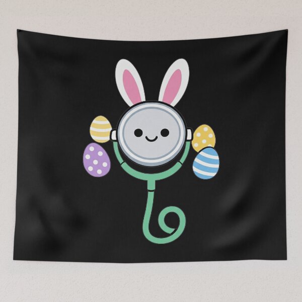 Item preview, Cute Nurse Stethoscope Easter Bunny Ears Eggs RN LPN CNA designed and sold by clothesy7.