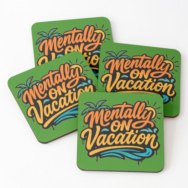 Item preview, Mentally on Vacation Funny Quote Tee designed and sold by OwnYourMood.