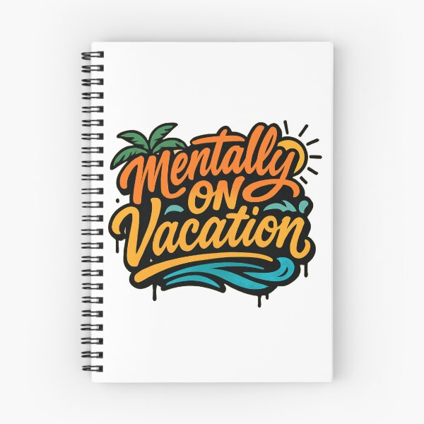 Item preview, Mentally on Vacation Funny Quote Tee designed and sold by OwnYourMood.