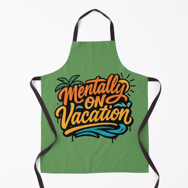 Item preview, Mentally on Vacation Funny Quote Tee designed and sold by OwnYourMood.