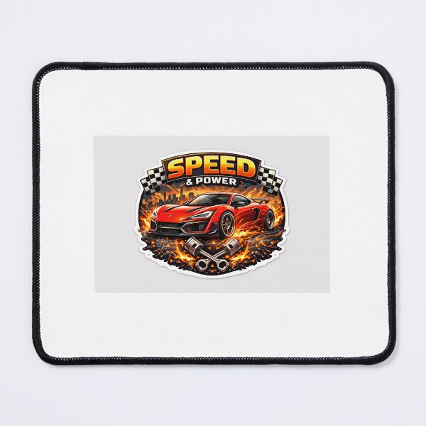 Item preview, Speed & Power Sports Car Sticker – Bold Racing Energy designed and sold by Wander Pop Studio.