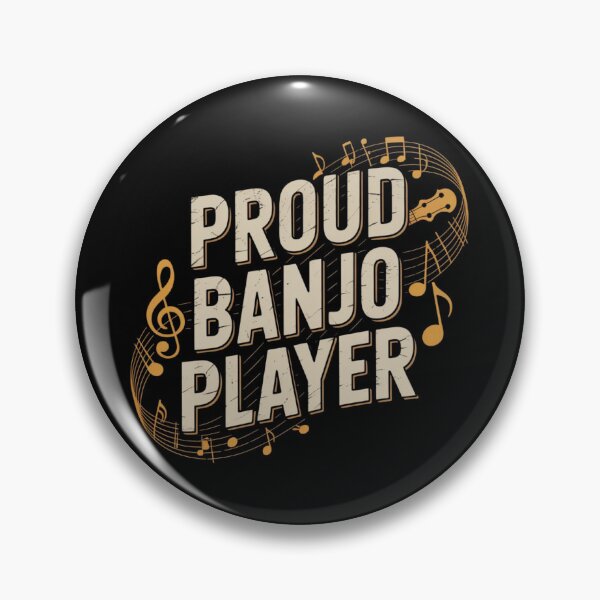 Item preview, Proud Banjo Player – Rustic String Music Graphic Tee designed and sold by KapiPrint.