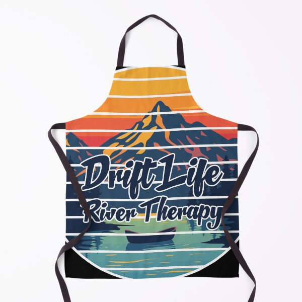 Item preview, Drift Life River Therapy Retro Fly Fishing Boat designed and sold by Stag Prime Shop.