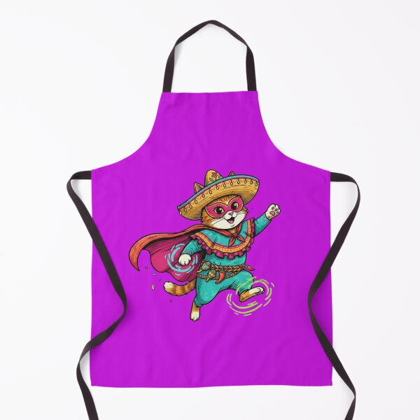 Item preview, Cute Mexican Pink Hat Kitty Running and Smiling | Fun Collection designed and sold by Bittor18.
