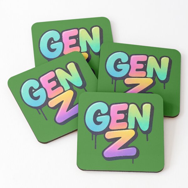 Item preview, Gen Z Vibes Trendy Logo designed and sold by OwnYourMood.