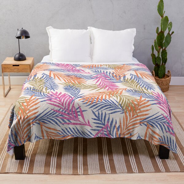 Item preview, Multicolour Tropical Palm Leaf Pattern – Vibrant Jungle Botanical Design designed and sold by SIR13.