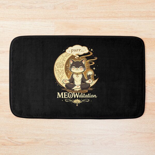 Item preview, Meowditation designed and sold by aipolohu.