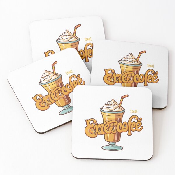Item preview, Retro Emotional Support Iced Coffee Groovy 70s Aesthetic designed and sold by MonoMirth.