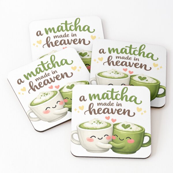 Item preview, Copy of A Matcha Made in Heaven Cute Funny Pun designed and sold by Ricaso.