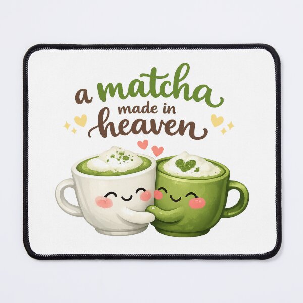 Item preview, Copy of A Matcha Made in Heaven Cute Funny Pun designed and sold by Ricaso.