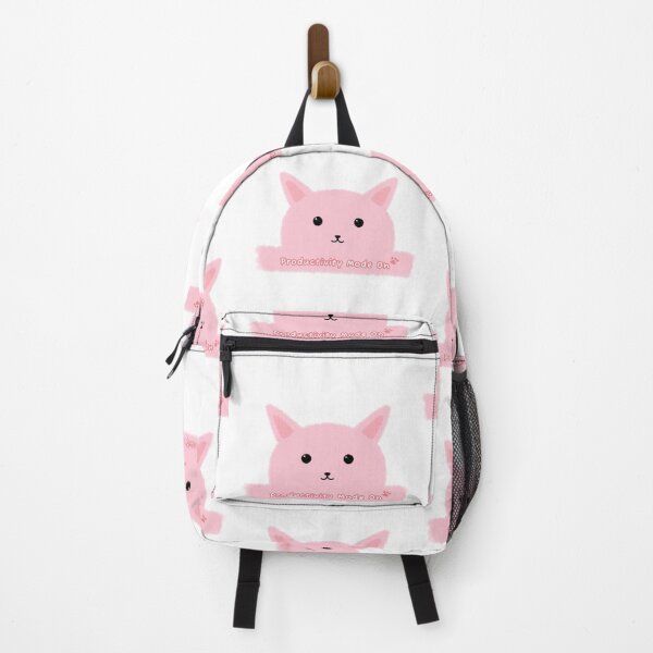 Item preview, Productivity Mode On Cute Cat Sticker - Soft Study Aesthetic  designed and sold by TavaCreart.