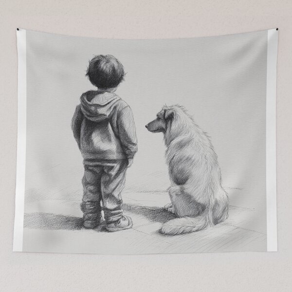 Item preview, Child and Dog Companion designed and sold by lautir.