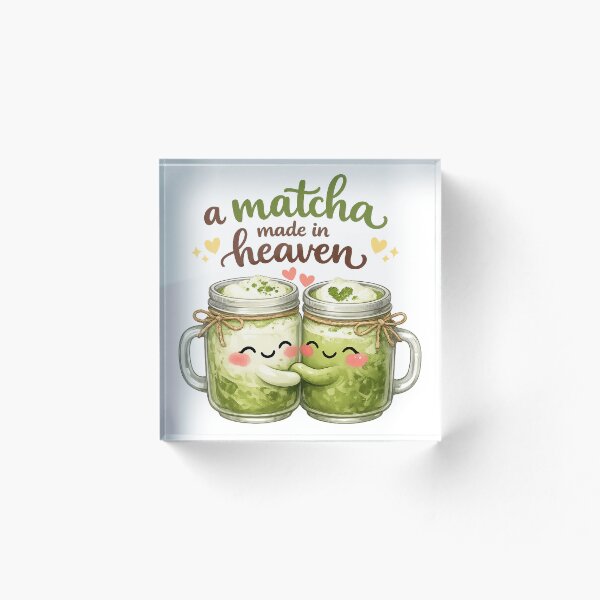 Item preview, A Matcha Made in Heaven Cute Funny Pun designed and sold by Ricaso.