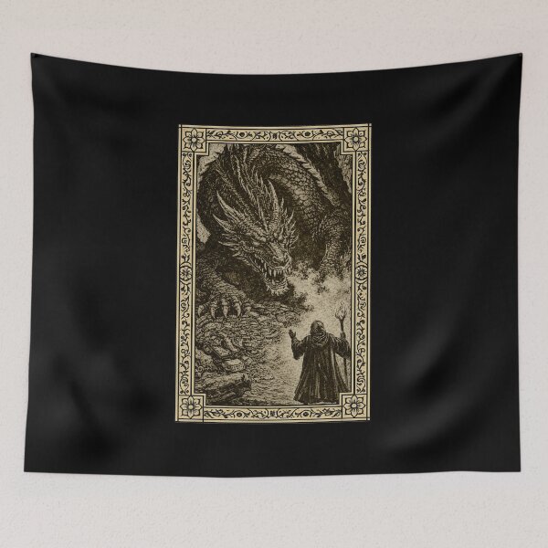 Item preview, Mage versus Dragon designed and sold by Dungeon-Shop.