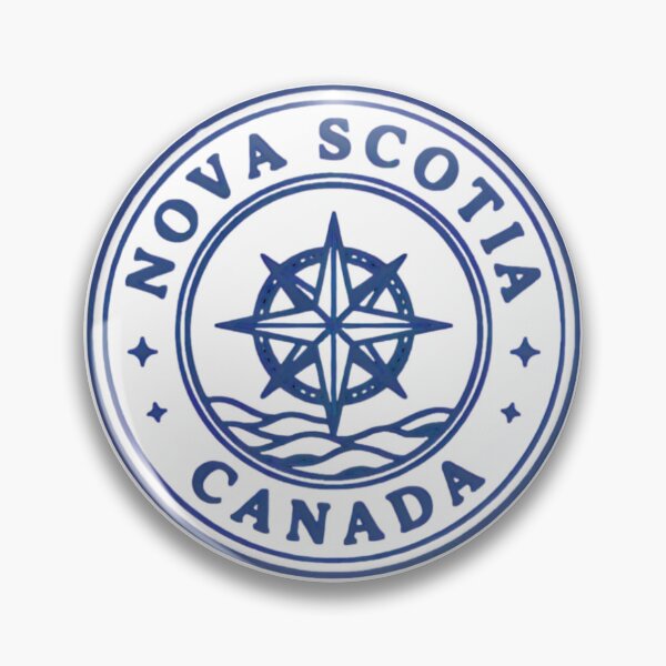 Item preview, Nova Scotia Canada Nautical Compass Emblem – Maritime Badge Sticker designed and sold by Timeless Design.