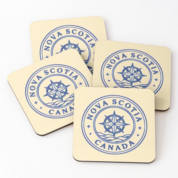Item preview, Nova Scotia Canada Nautical Compass Emblem – Maritime Badge Sticker designed and sold by Timeless Design.