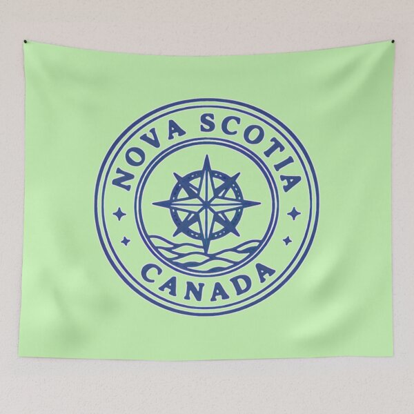 Item preview, Nova Scotia Canada Nautical Compass Emblem – Maritime Badge Sticker designed and sold by Timeless Design.