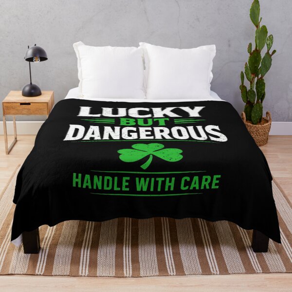 Item preview, Lucky But Dangerous St Patricks Day Irish  designed and sold by w1ckerman.