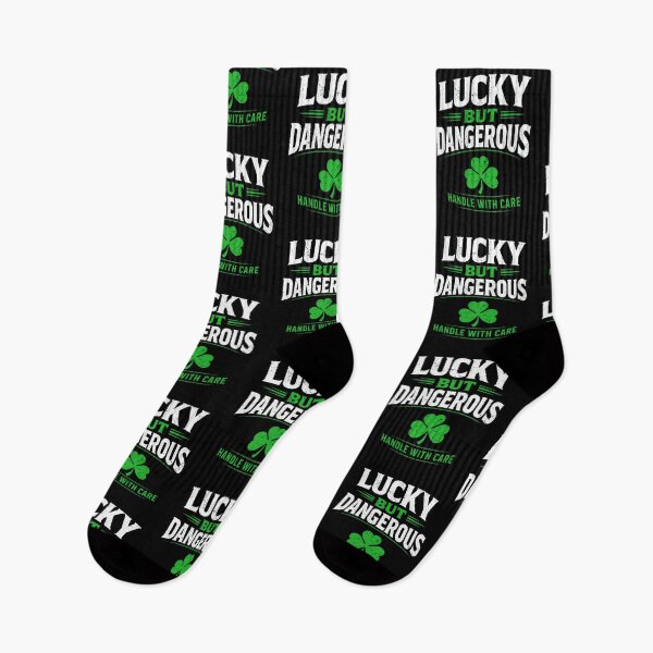 Item preview, Lucky But Dangerous St Patricks Day Irish  designed and sold by w1ckerman.
