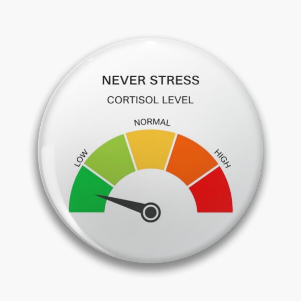 Item preview, Never Stress Low Cortisol Meme designed and sold by ChromiraStudios.