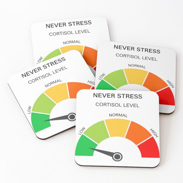 Item preview, Never Stress Low Cortisol Meme designed and sold by ChromiraStudios.