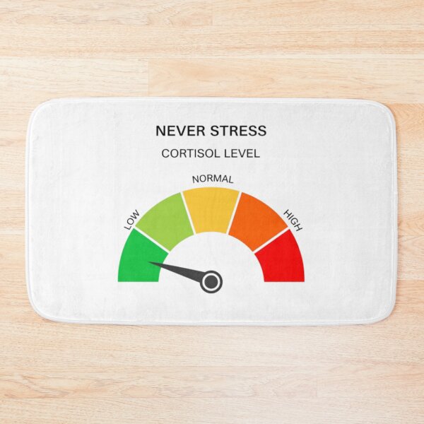 Item preview, Never Stress Low Cortisol Meme designed and sold by ChromiraStudios.