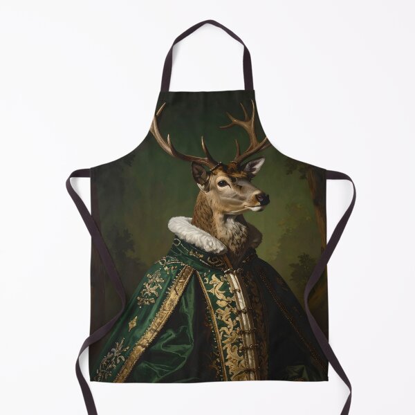 Item preview, Regal Renaissance Stag Royal Portrait Painting designed and sold by Rutvain.