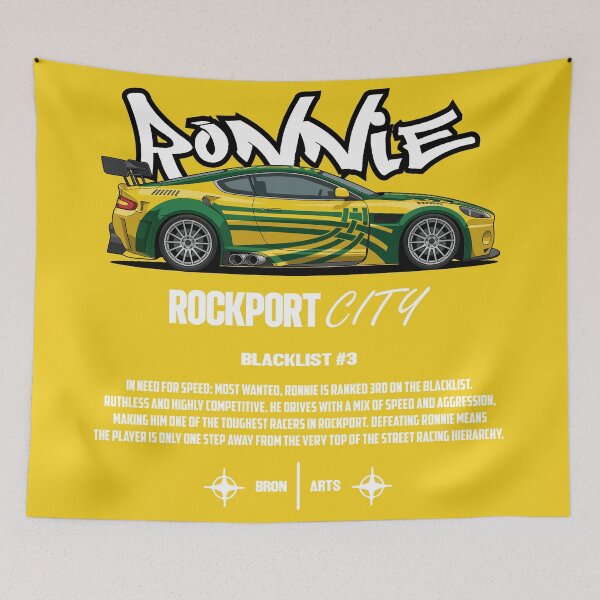 Item preview, Need For Speed Most Wanted Blacklist #3 Ronnie Db9 designed and sold by BronArtworks.