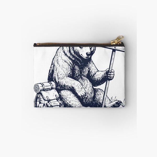 Item preview, Summit Bear Hiking Backpacking Mountain Wilderness Vintage Engraving Outdoor Animal T-Shirt designed and sold by TeeVerse27.